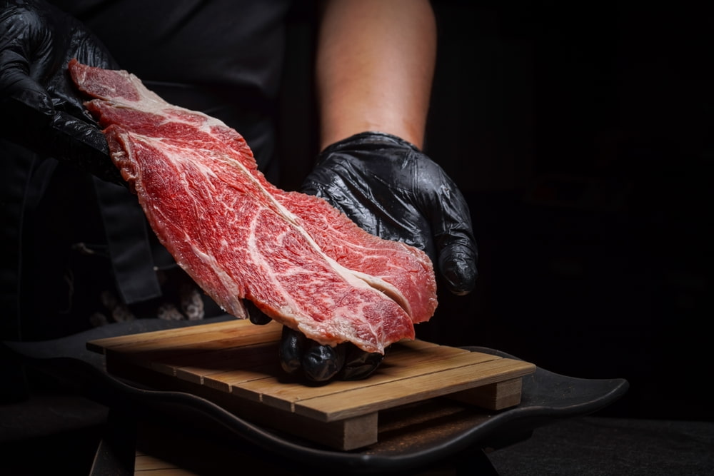 Wagyu beef is a special breed of cattle known for its tender and delicate flavor
